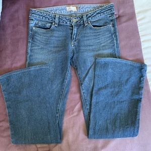 Paige Hollywood Hills Low Rise Boot Cut Jeans Sz 28